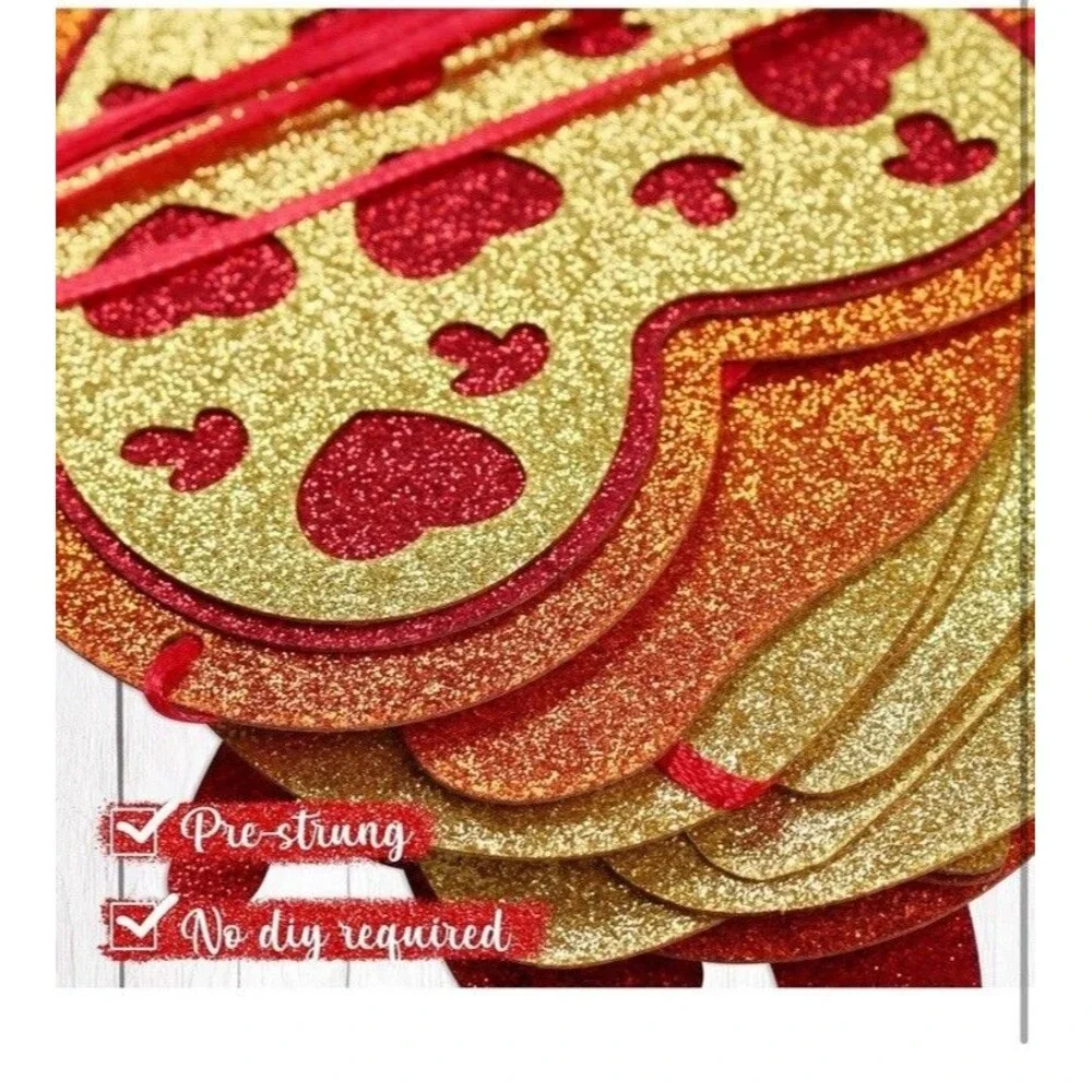 /Birthday Pizza Party Decorations, Love You to Pizzas Banner Heart Pizza Lover